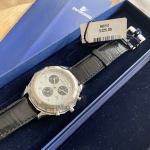 Men's Chronograph watch SWAROVSKI Crystal NEW in BOX